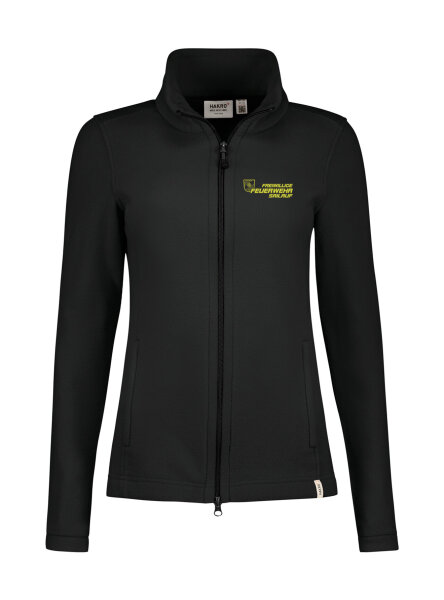 Fleecejacke Damen schwarz XL