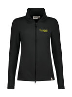 Fleecejacke Damen schwarz XL