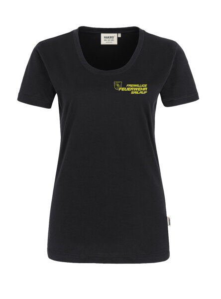 T-Shirt Damen First Responder schwarz M