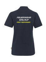 Poloshirt Damen First Responder tinte M